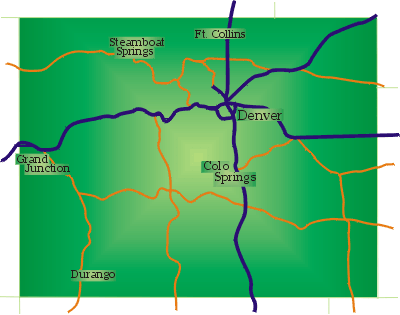 Colorado image map